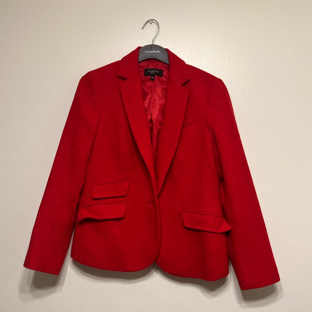 Talbots Red Blazer - Size 6P